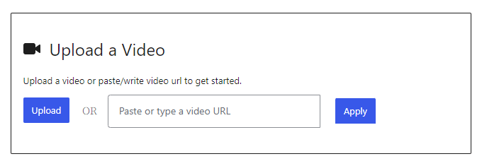 HTML5 Video Player- Upload Video