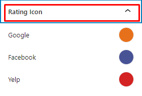 Rating Icon Style