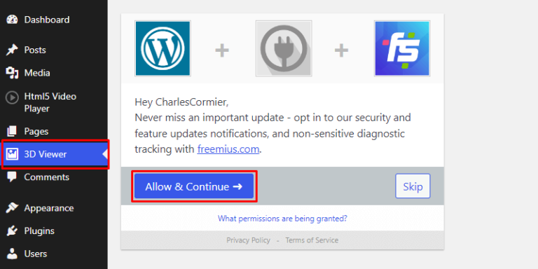 3D Viewer- Allow after Install