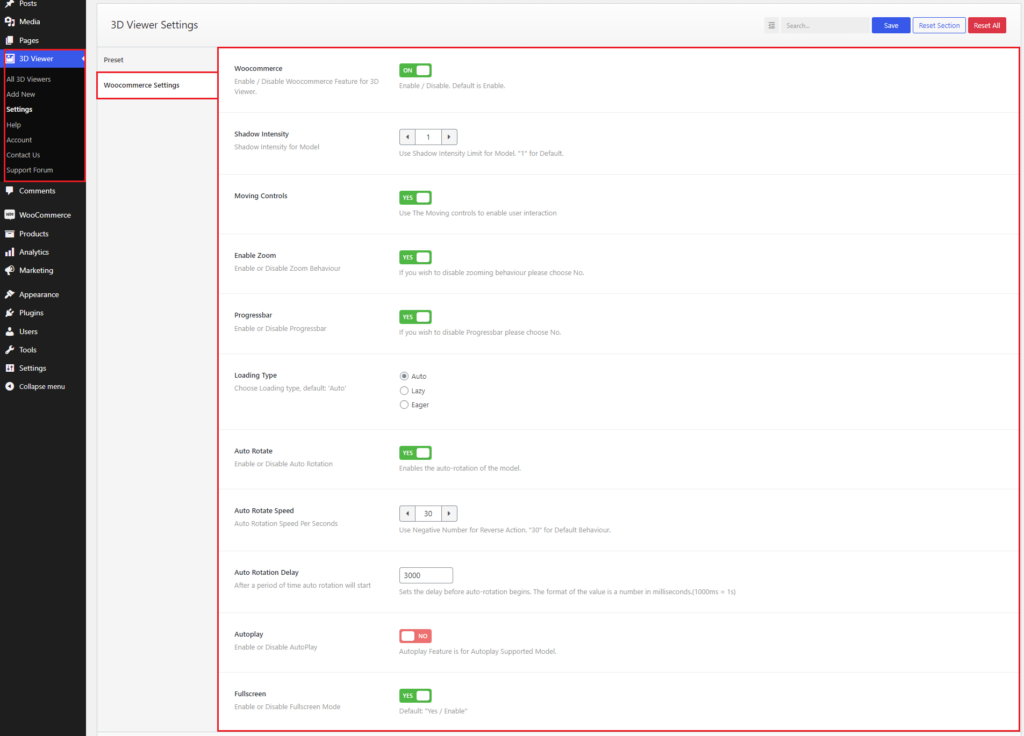 3D Viewer- WooCommerce Configure