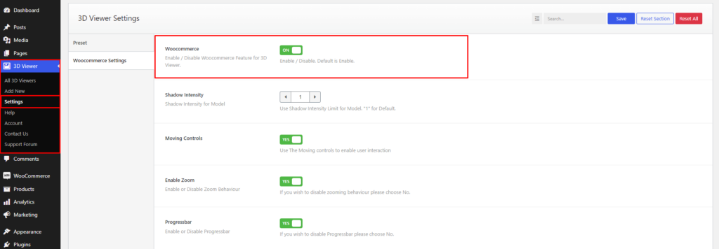 3D Viewer lets you make WooCommerce Enable