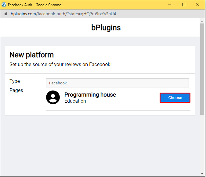 Business Review- Chose