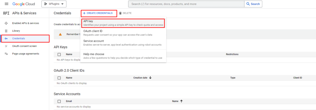 Business Reviews Authorization Api-Key