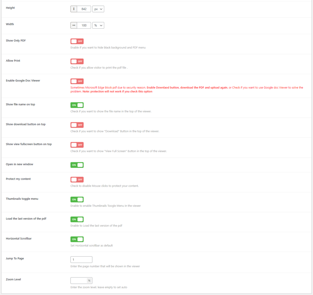 PDF Poster - Classic Options