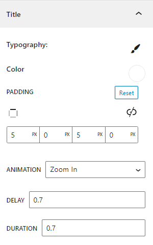 B Slider- Title Style