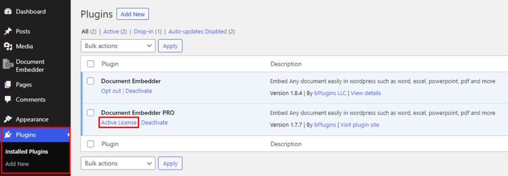 Document Embedder- Activate License