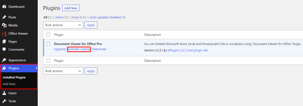Document Viewer- Activate License