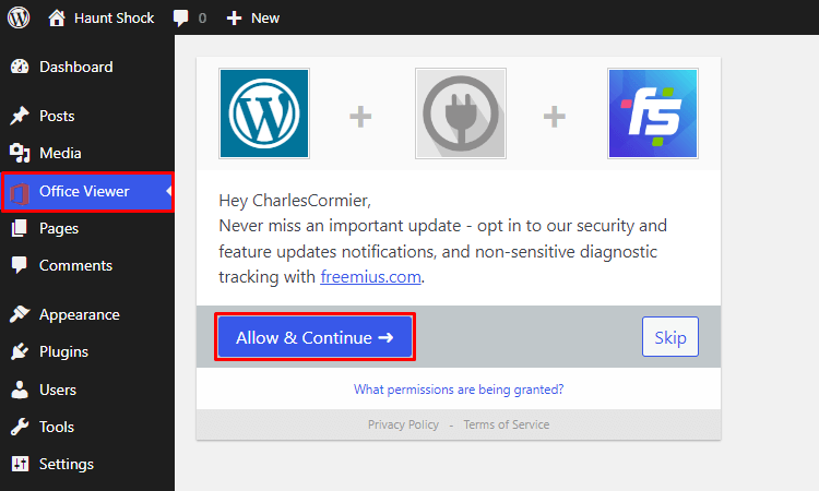 Document Viewer- Allow after Install