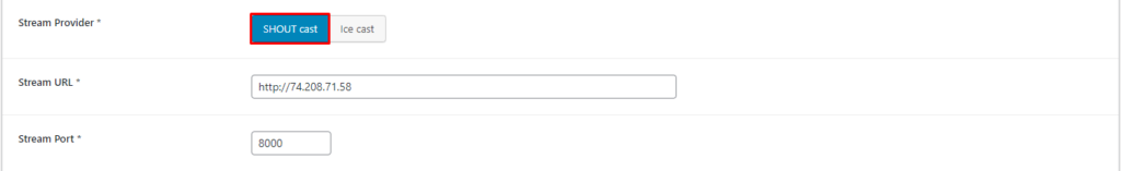 StreamCast- Configure Ultimate SHOUT Cast