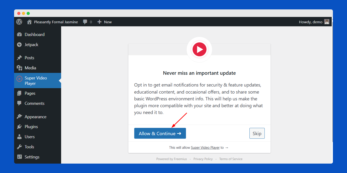 Super Video Player - Op In