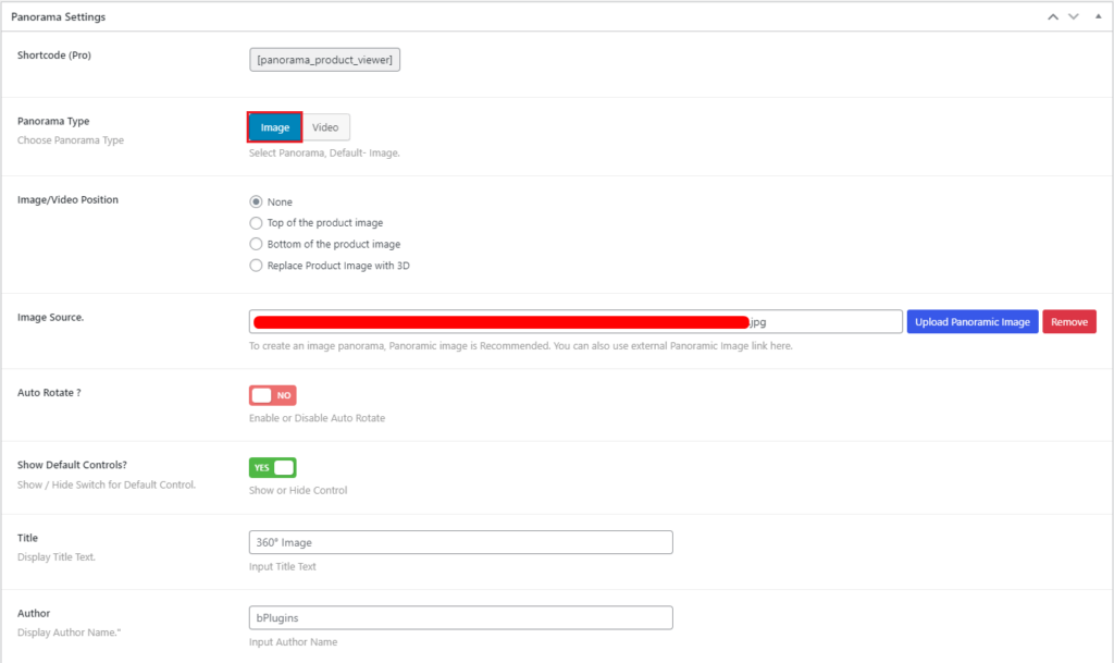 Panorama- WooCommerce Image