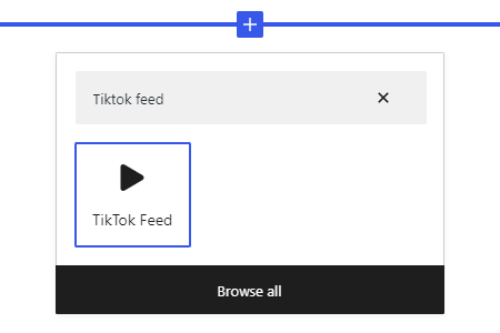 Tiktok-feed- Add Block