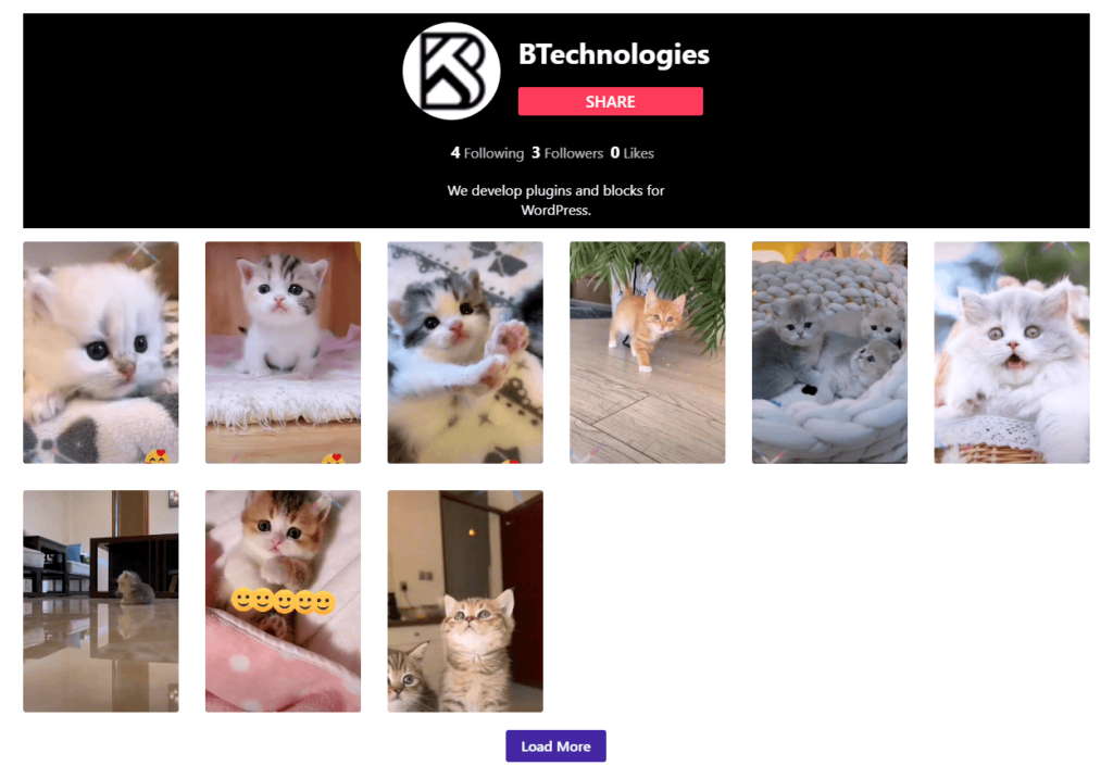 Tiktok Feed- After Authorized Feed