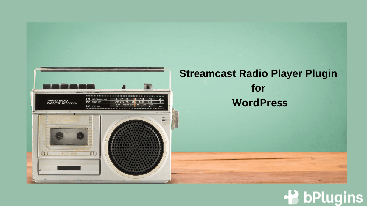illustration on best WordPress Streamcast Radio Player Plugin