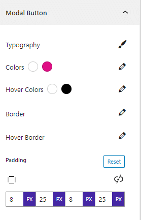 Embed Github- Modal Button
