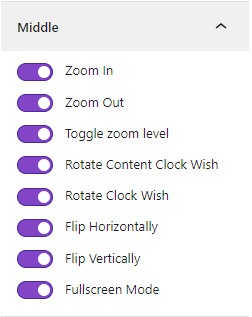 Lightbox Block- Top Bar Middle