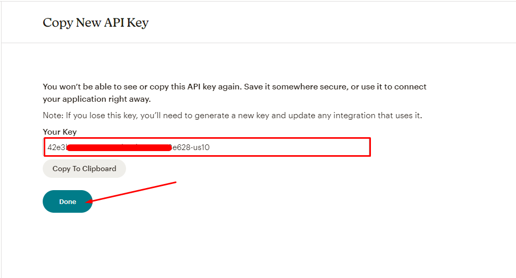 Mailchimp Block- Done