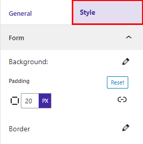 Mailchimp Block- Form Style