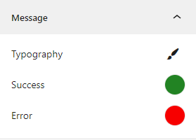 Mailchimp Block- Message Style