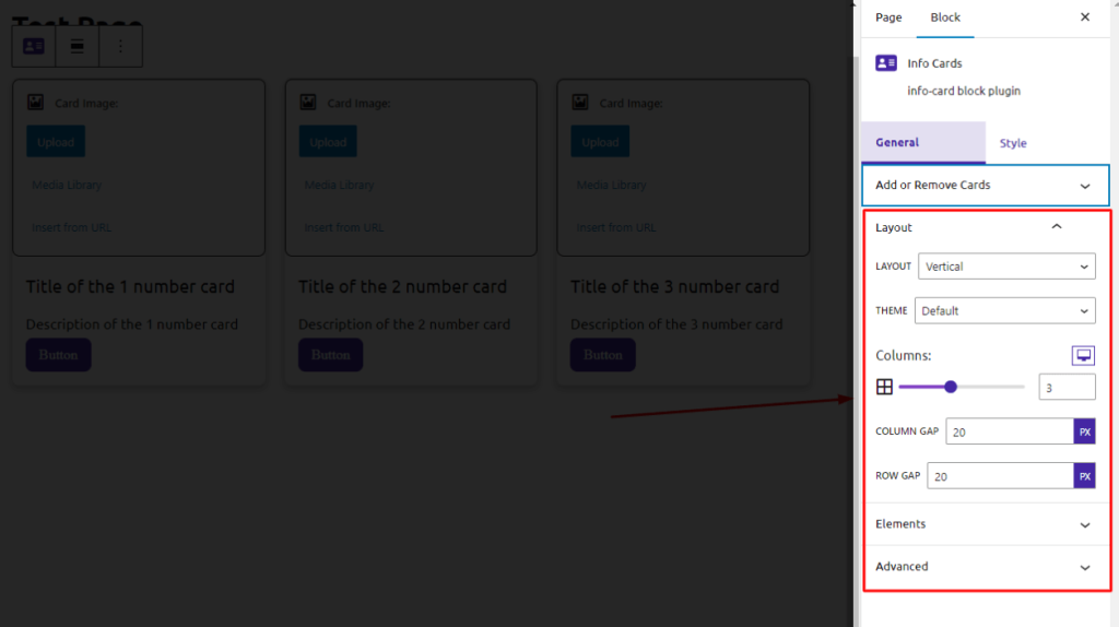 Info Cards- General- Layout