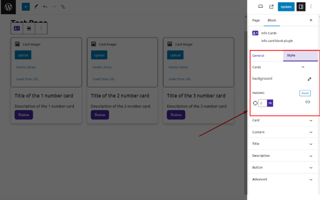 Info Cards- Style- Cards