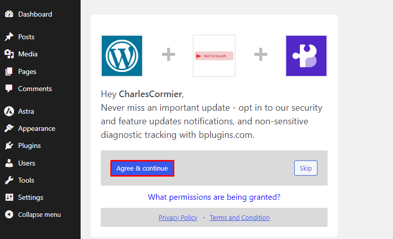 Button Block- Allow for Opt-In