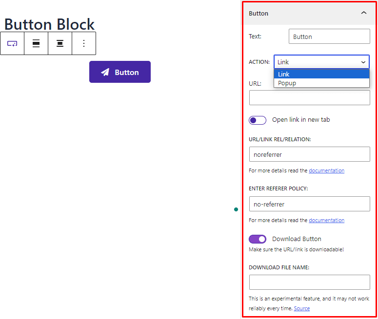 Button Block- General- Button