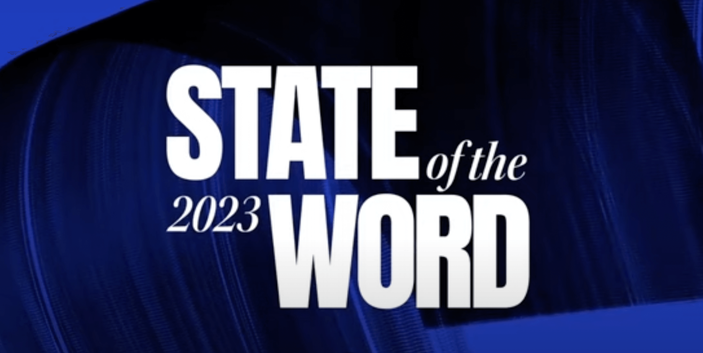 State of The Word 2023 by Matt Mullenweg
