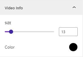 Video Gallery For YouTube- Videos Info Style