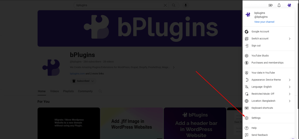 Video Player For YouTube-Settings