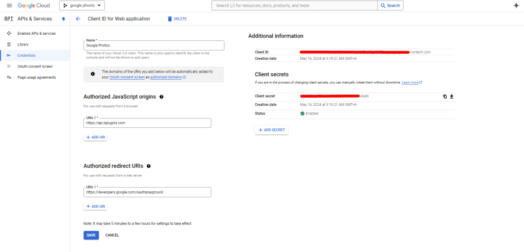 Embed Google Photos- Copy Information