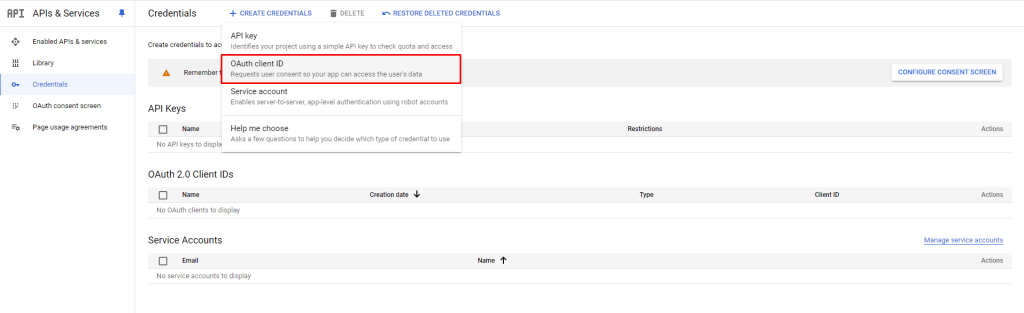 Embed Google Photos- OAuth Client Id