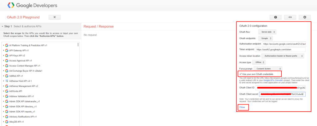 Embed Google Photos- Provide your own credentials
