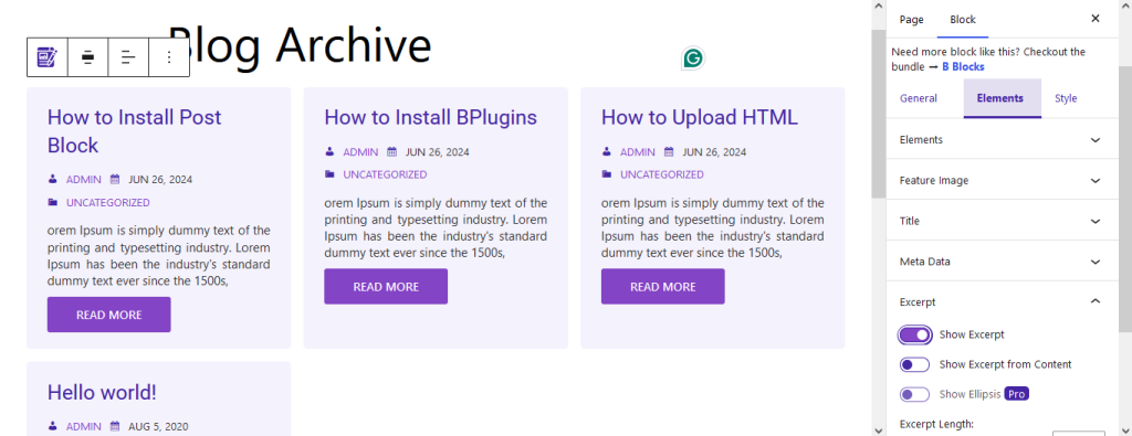 This is a screenshot of show excerpt