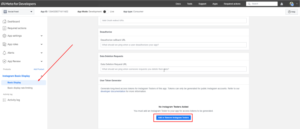 Social Feed Block- Add Tester