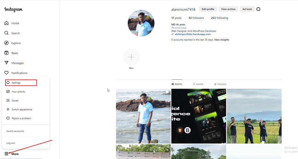 Social Feed Block- Instagram Settings