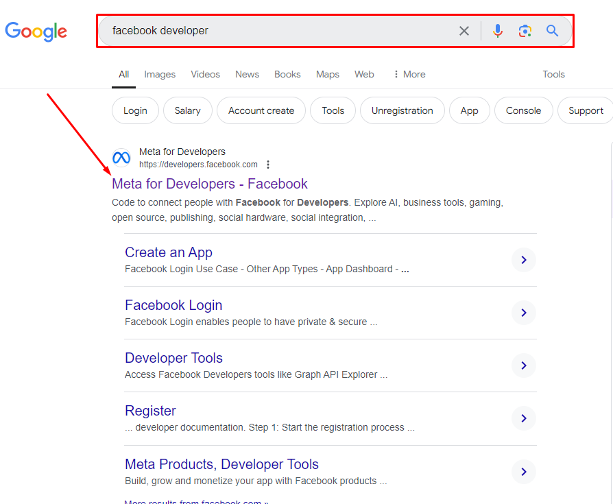 Social Feed Block- Search Bar