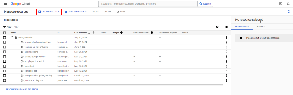 Video Gallery For YouTube- Create Project