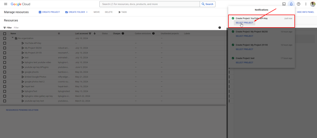 Video Gallery for- YouTube Select Project
