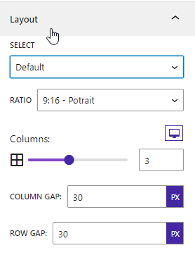 B Pinterest Feed- Layout