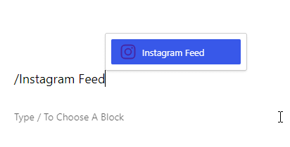 My Social Feeds- Inline add Instagram Feed