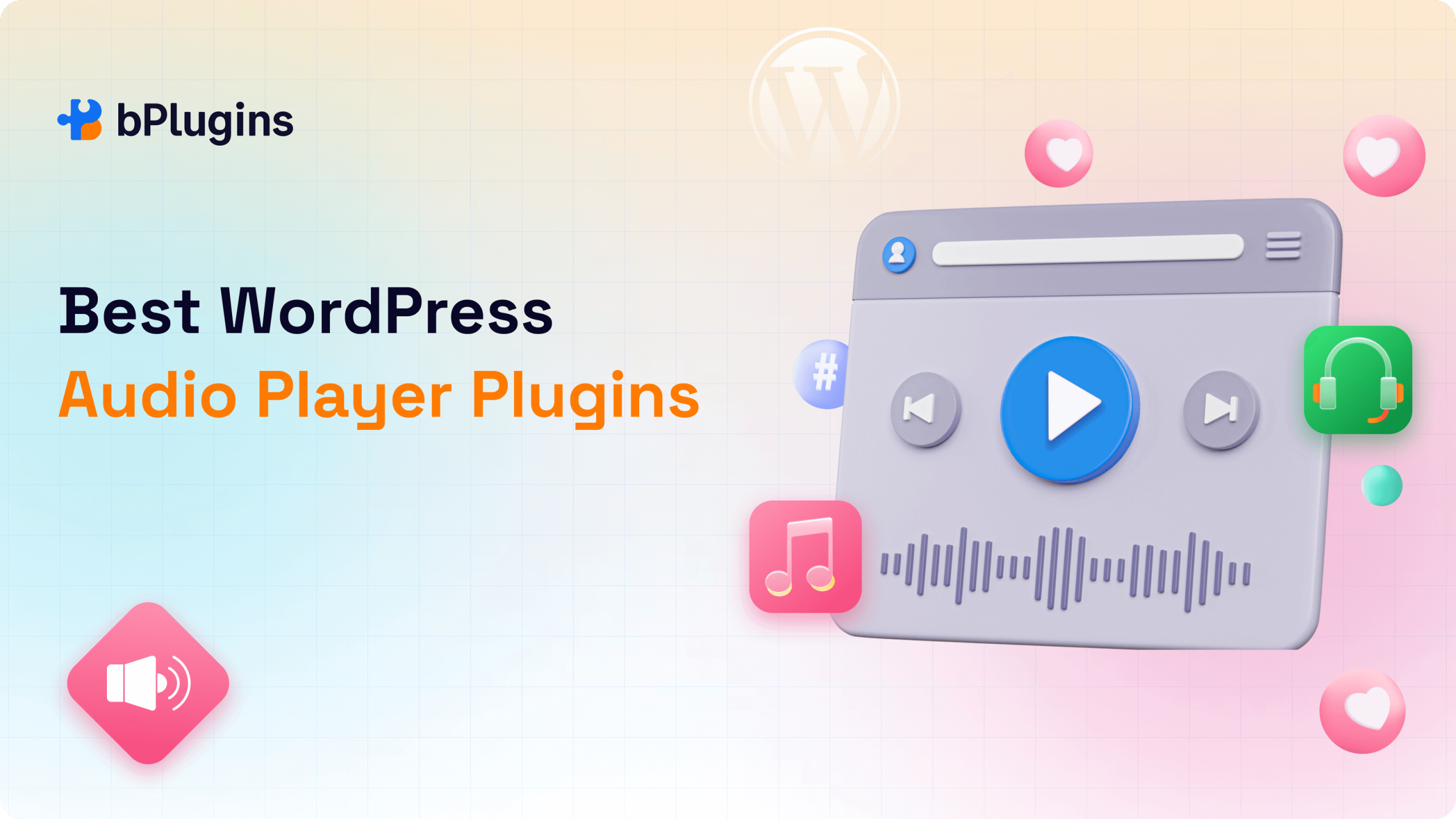 Best WordPress audio player plugins