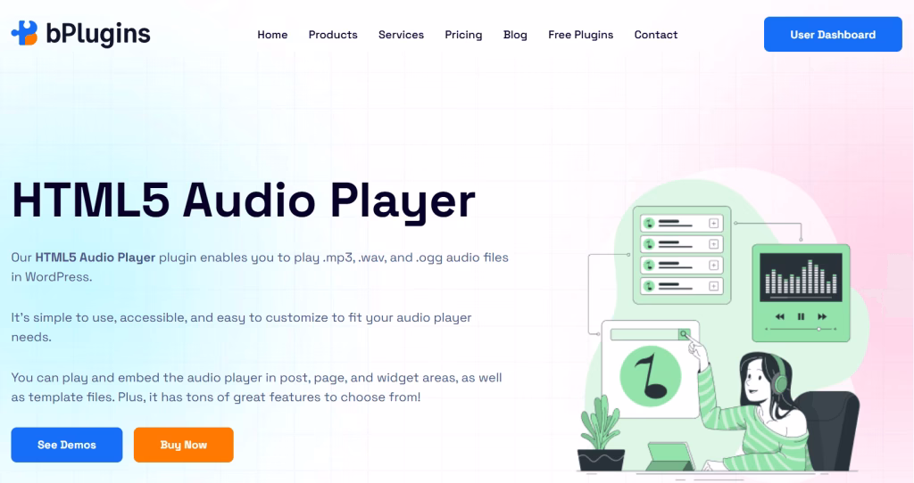 HTML5 Audio Player plugin