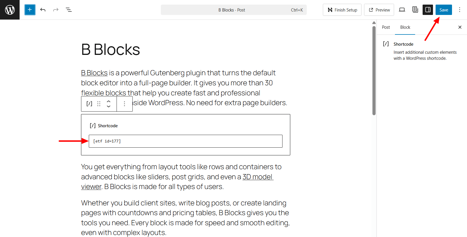 Add Twitter feed with shortcode