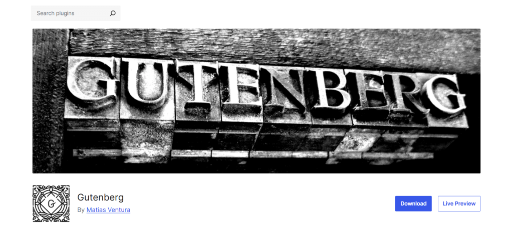 Gutenberg Block Editor