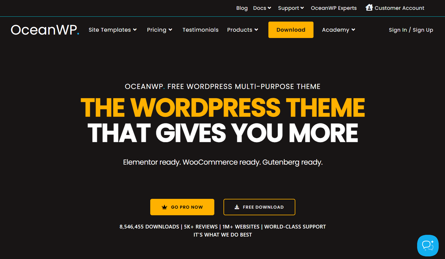 OceanWP Free Multi-Purpose WordPress Theme