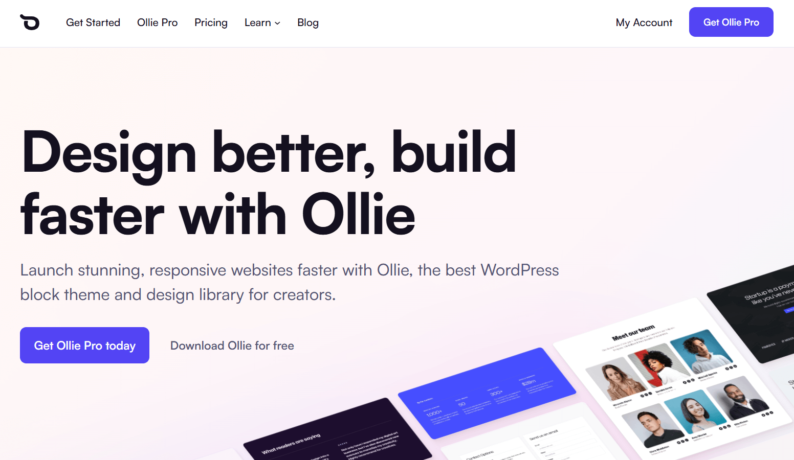 Ollie WordPress Block Theme and Pattern Library