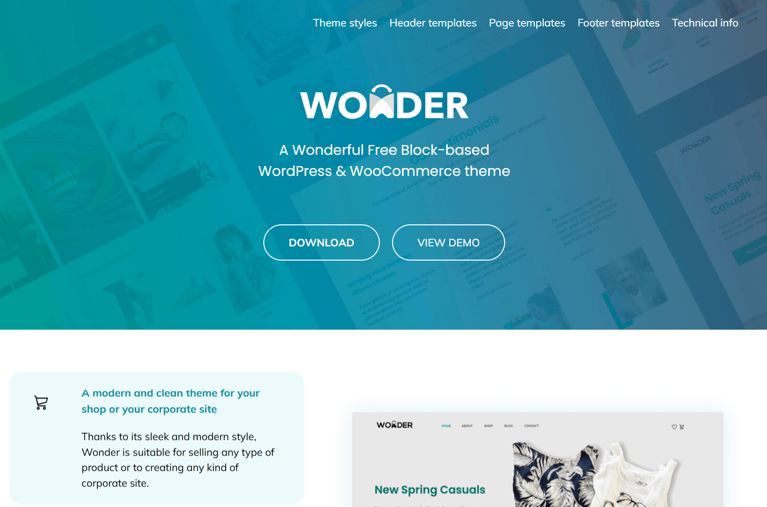 YITH Wonder WooCommerce block theme