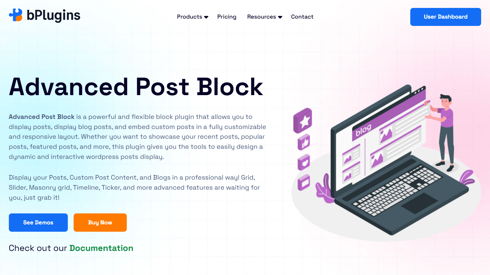 Advanced Post Block Plugin for WordPress