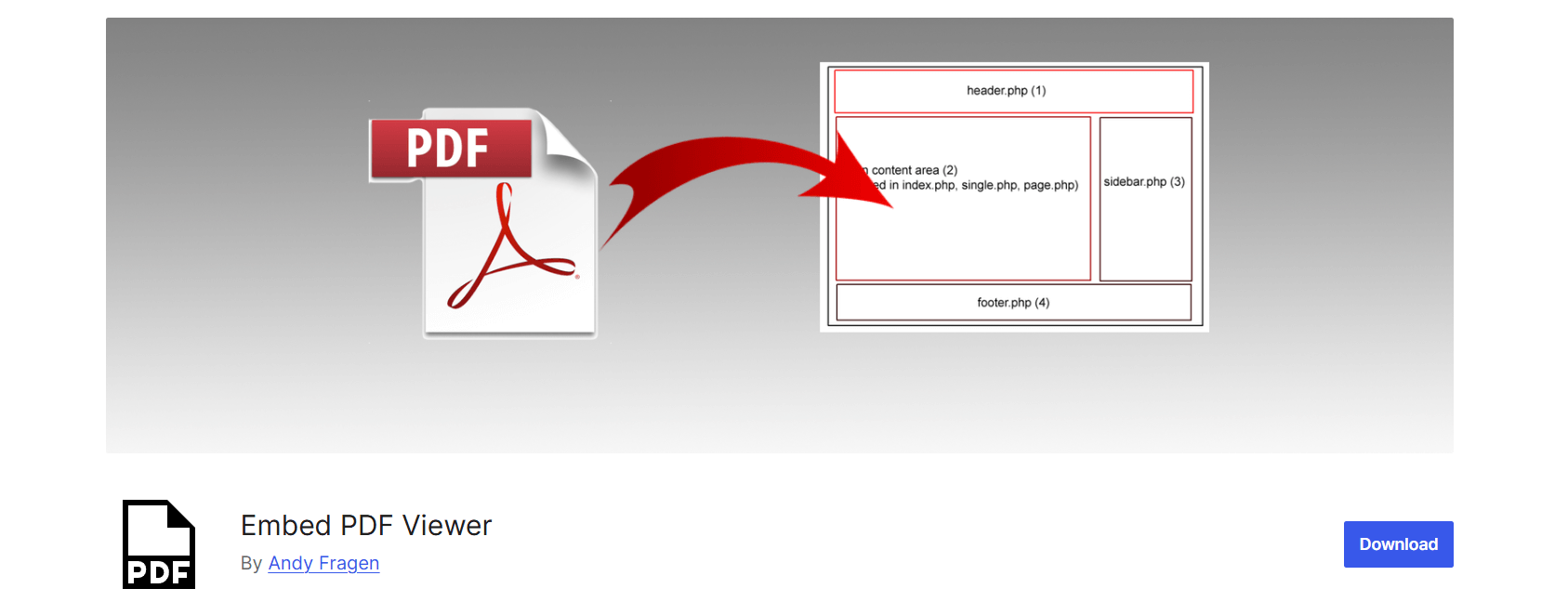 Embed PDF Viewer WordPress plugin